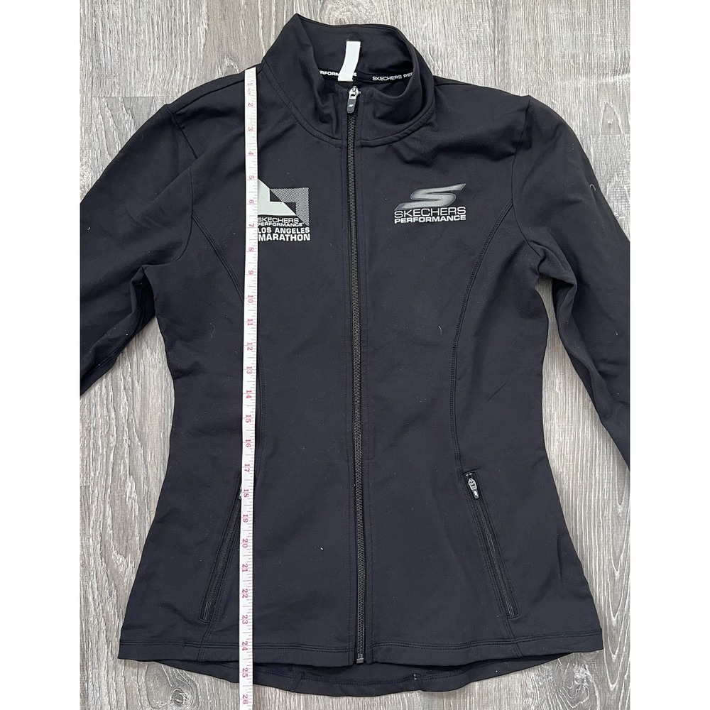 Sketchers x Los Angeles Marathon Black Full Zip Women's Large Windbreaker Jacket - Picture 7 of 10